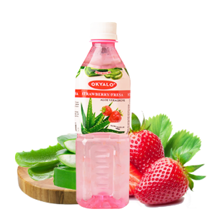 500ML Strawberry Aloe Vera Juice Drink